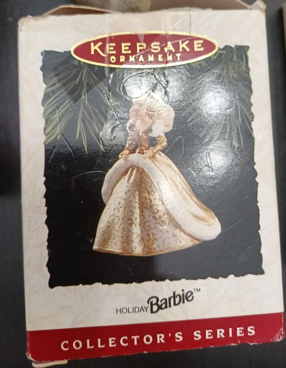 1994 Hallmark Keepsake Holiday Barbie Collector's Series 2 Christmas Ornament